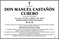 Manuel Castañón Cubero